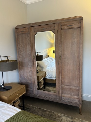 Beautiful edwardian limed oak - limed,