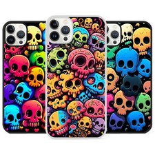 Colorful Skulls Pattern Phone