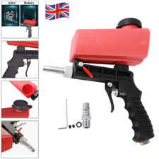 Air Sandblasting Gun Hand Held Sand Blaster Portable Shot Media Blasting 1/4" UK