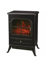 BLACK ELECTRIC STOVE FIRE