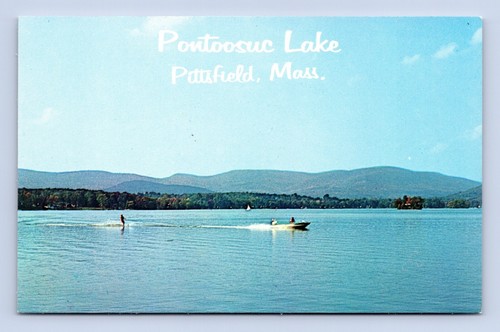 Waterski boat pontoosuc - boat, lake