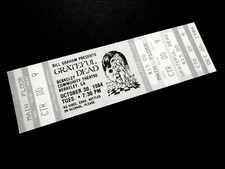 Grateful Dead Ticket Berkeley