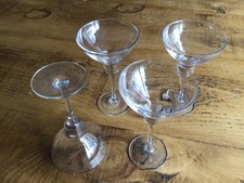 4 Retro Martini glasses with