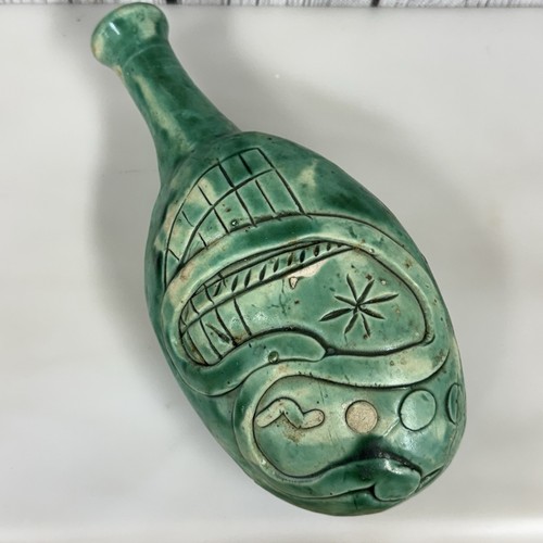 Handmade pottery saddle - handmade,