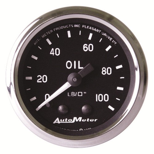 Autometer oil pressure gauge - autometer, 2