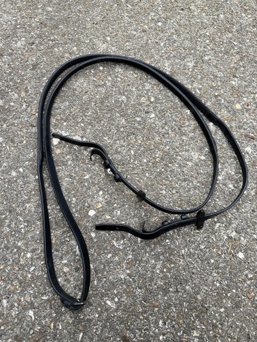 Black leather half rubber - leather,