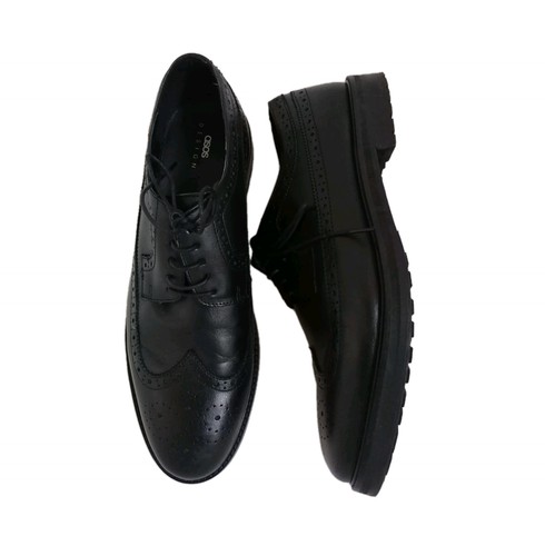 Men asos black brogues formal - asos,