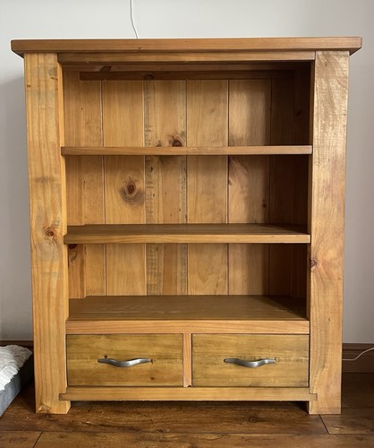 Wood bookcase with - bookcase, &