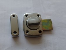 Satin Chrome Thumbturn Door