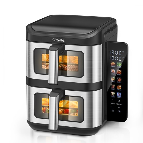 11l dual basket air fryer - dual, slim