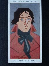 No.27 SIR JOHN MARTIN HARVEY Straight Line Caricatures by John Player 1926