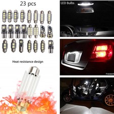 23PC LED White Car Inside