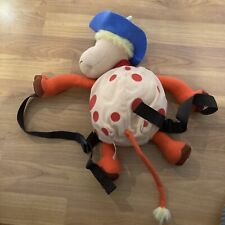 The Magic Roundabout Ermintrude Plush Kids Backpack Soft Toy Rucksack Bag 2004