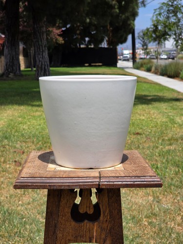 Vintage satin white glazed - white,