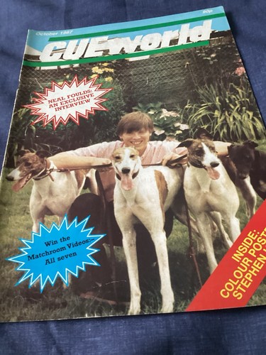 Cue world october 1987 snooker - cue, 1987,snooker