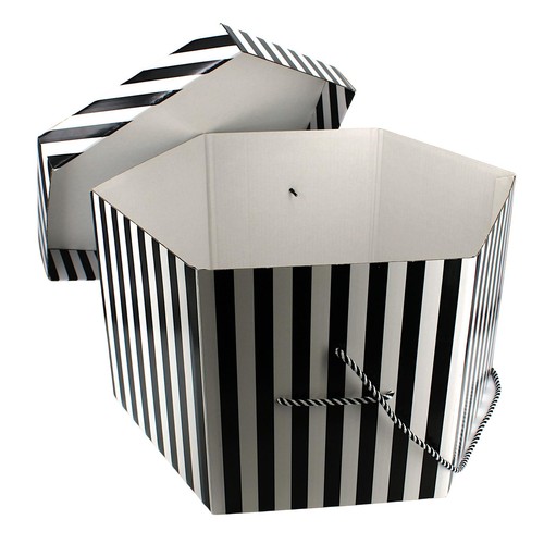 Bulk candy stripe hexagonal - bulk,