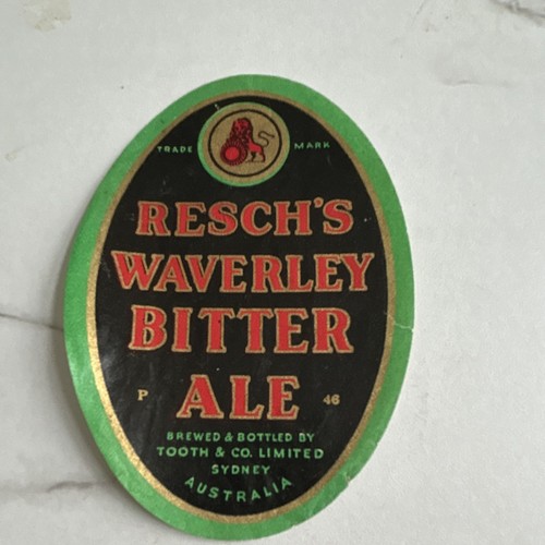 Resch waverley bitter ale - waverley,