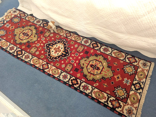 Antique indian rug - hand, made