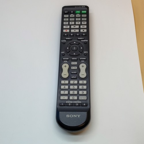 Sony vlz620 learning remote - sony,