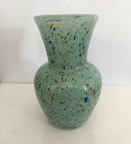 Speckled light green - light, colourful