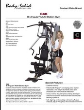 Body -solid G6B Bi-Angular® Multi-Station Gym rrp: £2500