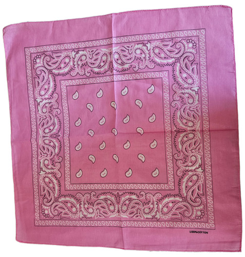 Cowboy cowgirl pink bandana - pink,