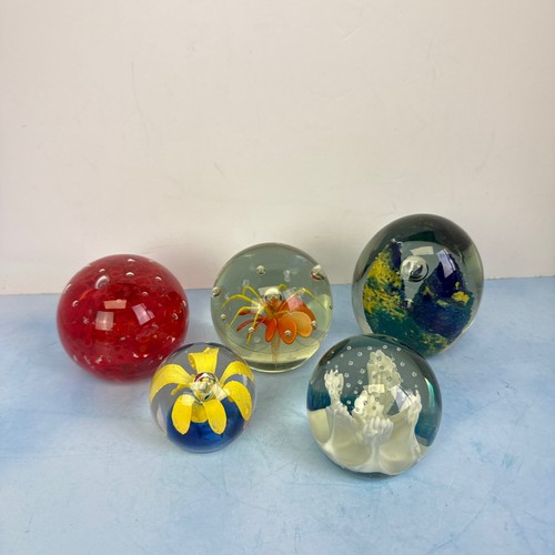 Glass paperweight flower - paperweight,