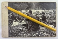 ANTIQUE CABINET CARD PHOTOGRAPH GYPSY CAMP~CARAVAN/GYPSIES/ROMA/ROMANI/TRAVELLER