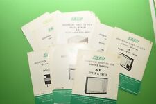 Lot 24x Vintage Addendum Sheet