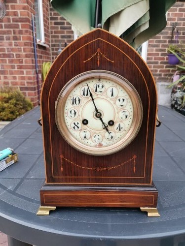 Regency style inlaid rose - inlaid,