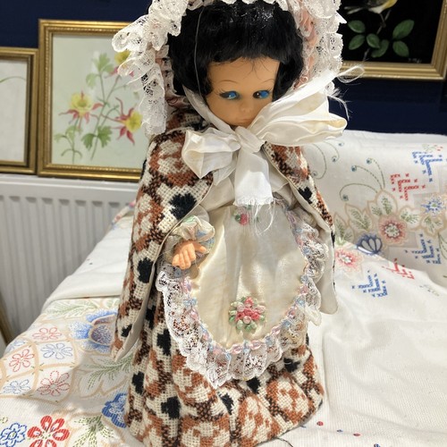 Vintage retro doll in - retro,