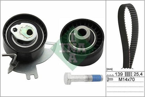 Timing belt set ina 530 - timing, 0691