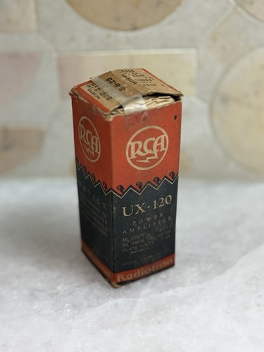 Rca radiotron 120 vacuum - ux-120,