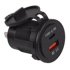 18W Dual USB Type-A and Type-C