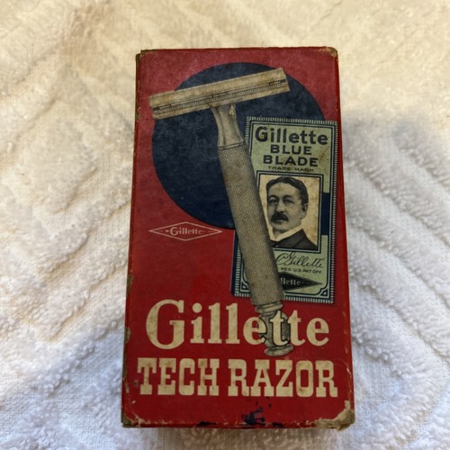 Vintage gillette tech razor - tech,