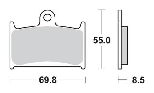 Brake pads kh145 kh236 - kh145,