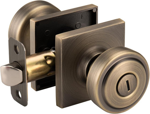 Antique brass door knobs with - brass,
