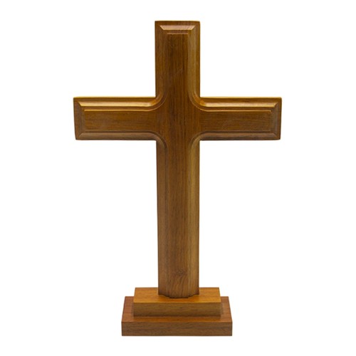 Wooden standing for cross - standing,