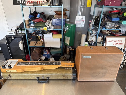 Magnatone steel lap guitar - steel,
