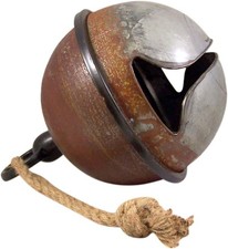 11" Rustic Metal Jingle Bell