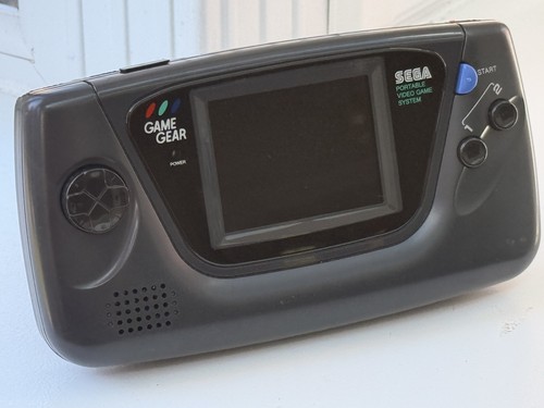 Sega game gear console - gear,