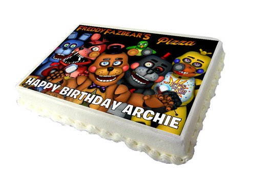 Freddy personalised real - freddy, icing