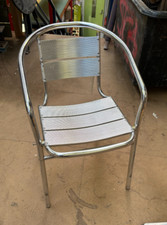 stackable aluminium café/bistro patio chairs 