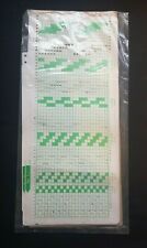 PC425 BROTHER KNITTING MACHINE PATTERNS PUNCH CARDS G CARRIAGE KG B SET 1-5 