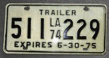 Vintage LA Louisiana Trailer