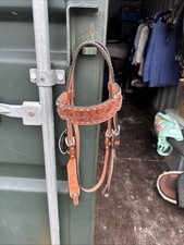 Leather western bridle - western,