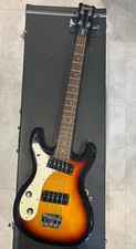 Left-Handed Eastwood Hi-Flyer Bass (Sunburst) + Extras
