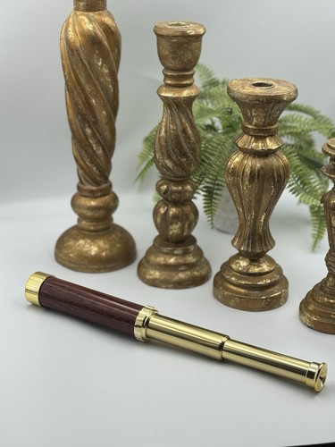 Pocket telescope brass 25x30 - brass,
