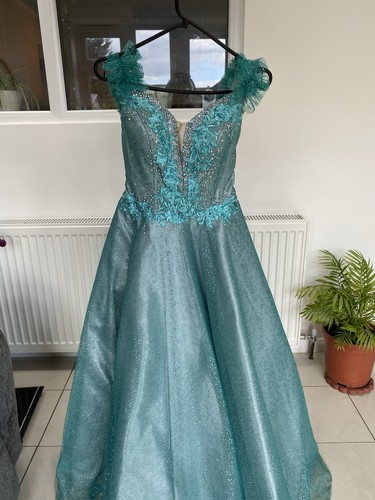 Prom gown dress blue - ,