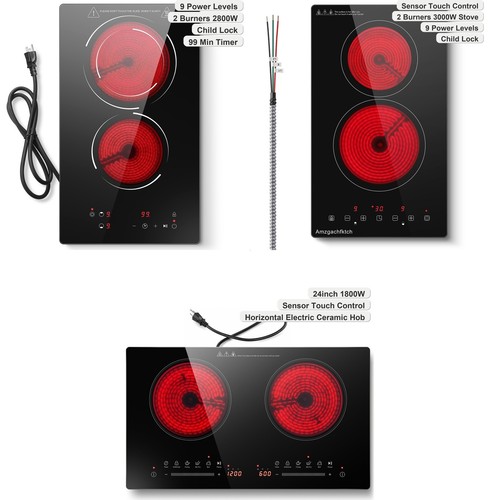 Burners electric ceramic - electric, hob